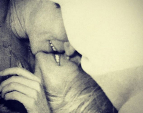 Heidi Klum Vito Schnabel Heidi Klum bacia Vito su Instagram