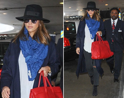 Jessica Alba 2 Jessica Alba stilosa al LAX