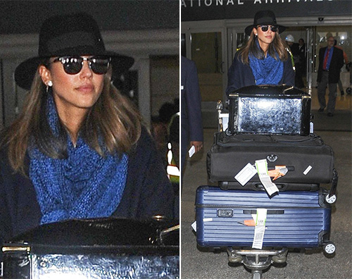 Jessica Alba Jessica Alba stilosa al LAX