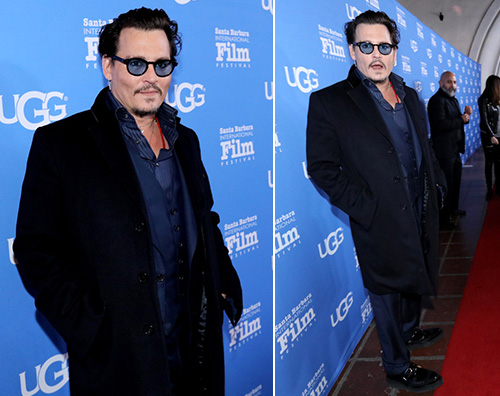 Johnny Depp Johnny Depp arriva al Santa Barbara International Film Festival