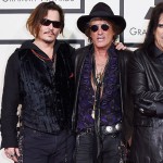 JohnnyDepp AliceCooper JoePerry 150x150 Grammy Awards 2016: tutti i look sul red carpet