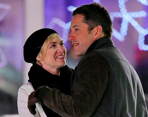 Kate Winslet 1 Kate Winslet sul set di Collateral Beauty