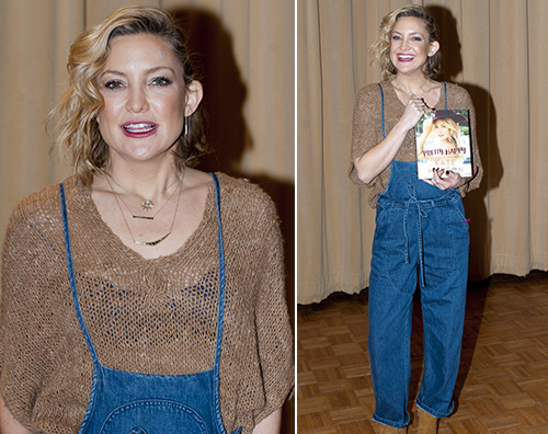 KateHudson Kate Hudson presenta il suo libro a Naperville, ma sbaglia outfit