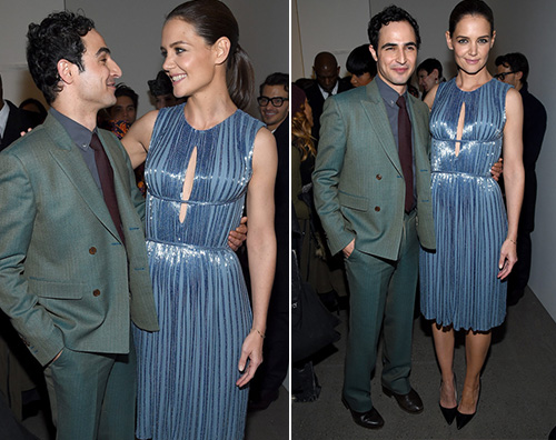 Katie holems zac posen Katie Holmes non rinuncia allo show di Zac Posen