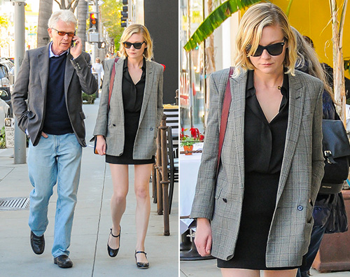 Kirsten Dunst Kirsten Dunst, shopping a LA con papà