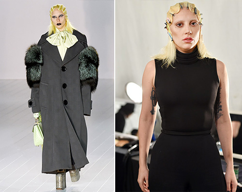 Lady Gaga 2 1 Lady Gaga è una modella per Marc Jacobs