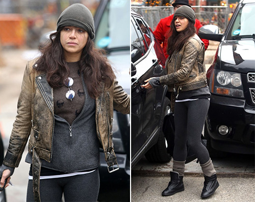 Michelle Rodriguez Michelle Rodriguez è trendy a New York