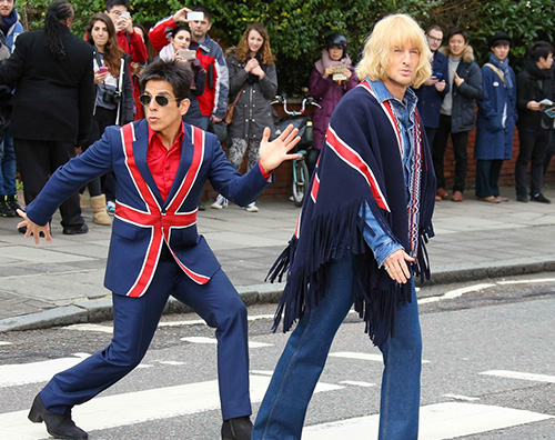 Owen Wilson Ben Stiller 2 Ben Stiller e Owen Wilson come i Beatles su Abbey Road