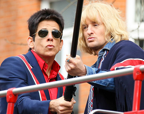 Owen Wilson Ben Stiller Ben Stiller e Owen Wilson come i Beatles su Abbey Road