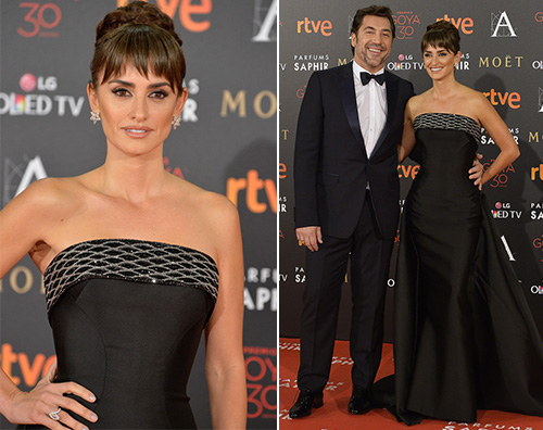 PenelopeCruz JavierBardem Penelope Cruz e Javier Bardem, red carpet di coppia per i Goya Awards