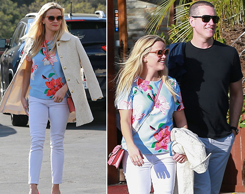 Reese Reese Witherspoon e Jim Toth ed il brunch di San Valentino