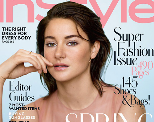 Shailene Woodley Shailene Woodley sulla cover di In Style