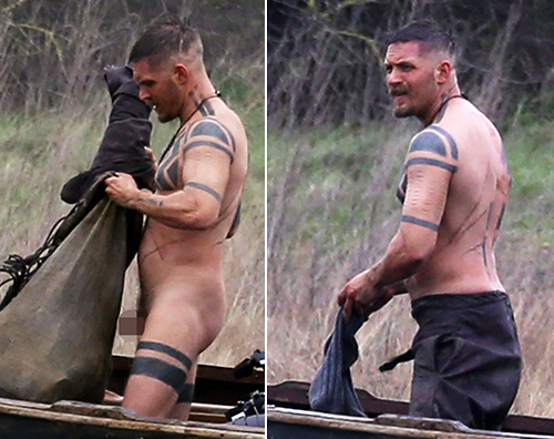 Tom Hardy 2 Tom Hardy è hot sul set di Taboo