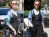 Behati Prinsloo mostra il pancino a Beverly Hills