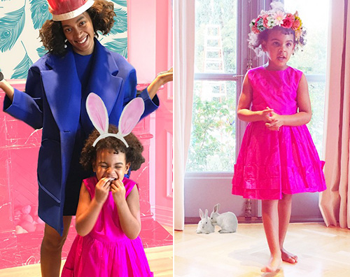 Beyonce 2 Blue Ivy è il coniglietto di Pasqua