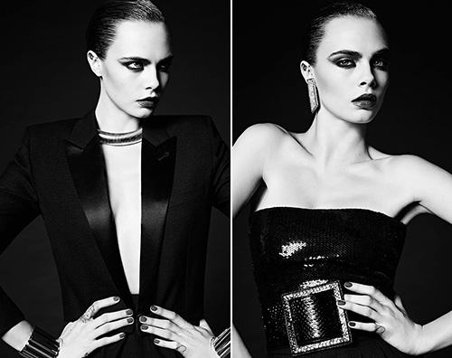 Cara Delevinge 2 Cara Delevingne torna a posare per Saint Laurent