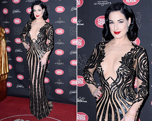 Dita Von Teese Dita Von Teese maliziosa per il Crazy Show