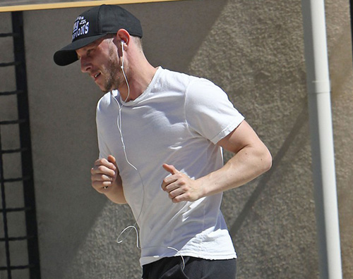 Jamie bell Jamie Bell e Kate Mara, allenamento di coppia a LA