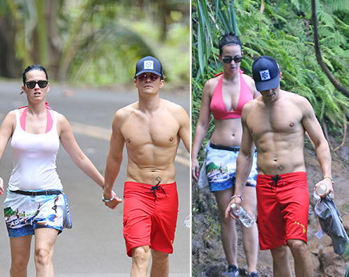 Katy Perry Orlando Bloom Katy Perry e Orlando Bloom, vacanza romantica alle Hawaii