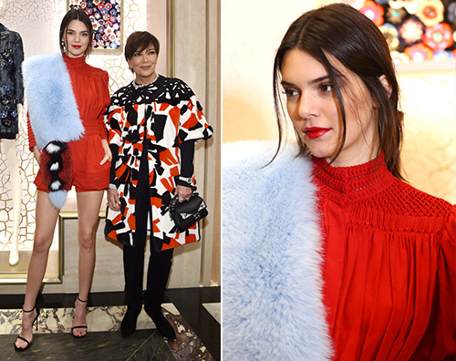 Kendall Jenner Kendall Jenner a Roma per Fendi