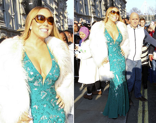 Mariah Carey Mariah Carey in verde per St. Patrick