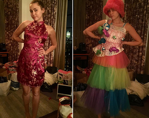 Miley CYRUS Miley Cyrus, sfilata di moda per mamma Tish