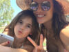 Alessandra Ambrosio con Anja e Noah al Coachella