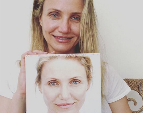 CameronDiaz Cameron Diaz senza makeup su Instagram