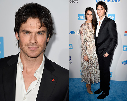 Ian Somerhalder 1 Ian Somerhalder e Nikki Reed arrivano al WE Day California 2016