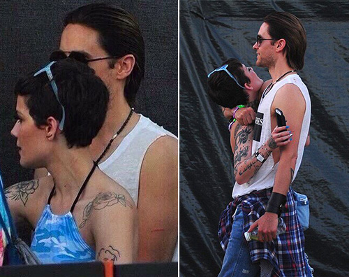 Jared Leto Jared Leto al Coachella flirta con Halsey