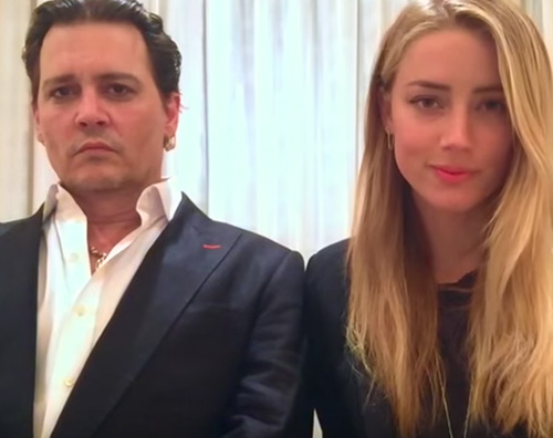 Johnny Depp Amber Heard Amber Heard e Johnny Depp: un video per evitare il carcere