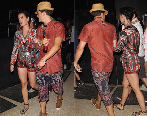 Katy Orlando 2 Katy Perry e Orlando Bloom in coppia al Coachella