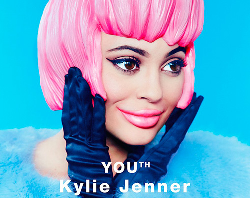 Kylie jenner Kylie Jenner è una bambola di plastica su Paper Magazine