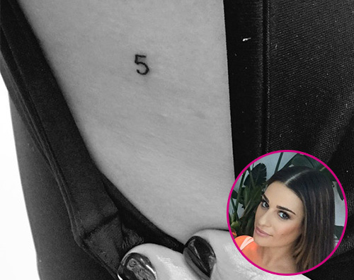 Lea Michele 1 Lea Michele, un tattoo in ricordo di Cory Monteith