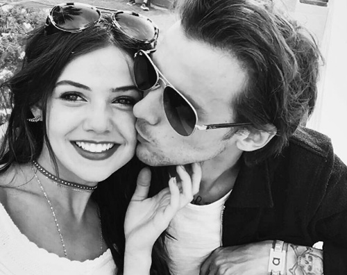 Louis Tomlinson e Danielle Campbell Louis Tomlinson bacia Danielle su Instagram