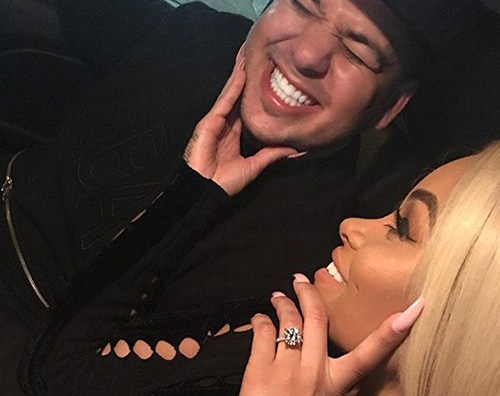 Rob Kardashian Blac China Rob Kardashian e Balc Chyna sono fidanzati