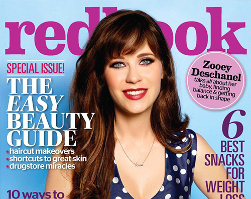 Zooey Deschanel Cover Zooey Deschanel si racconta su Redbook Magazine