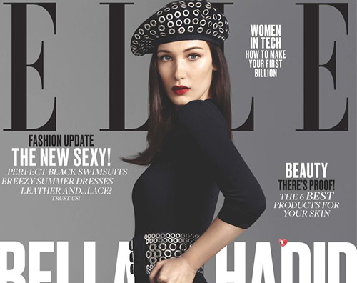 Bella hadid 1 Bella Hadid bellissima sulla cover di Elle