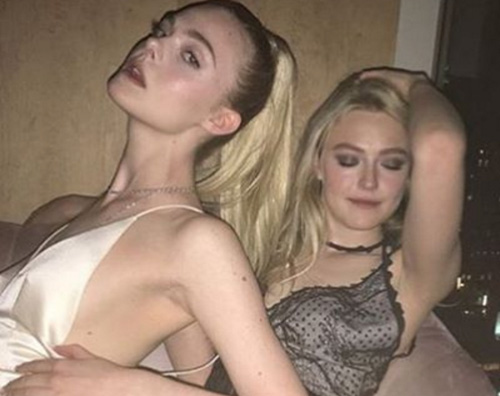 Dakota ed Elle Fanning Le sorelle Fanning, due femme fatale su Instagram