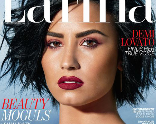 Demi Lovato Demi Lovato sulla cover di Latina Magazine