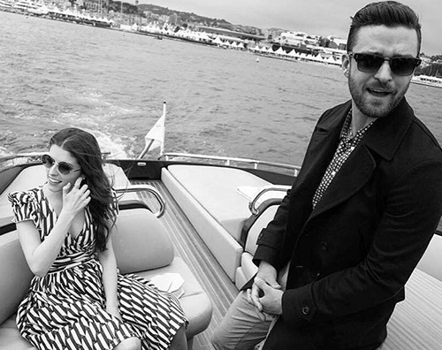 Justin Timberlake Anna Kendrick Justin Timberlake arriva a Cannes