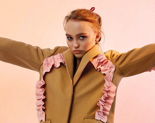 Lily Rose Depp 2 Lily Rose Depp parla del suo lavoro su V Magazine