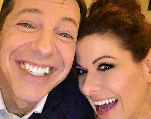 Debra Messing Debra Messing su Instragram con Sean Hayes