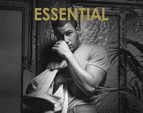 Nick Jonas 2 Nick Jonas sulla cover di Essential Homme