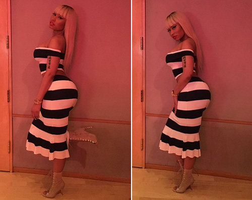 Nicki Minaj Nicki Minaj outfit black and white