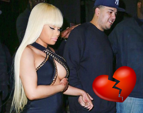 Blac Chyna e robert kardashian 1 Rob Kardashian e Blac Chyna si sono lasciati?