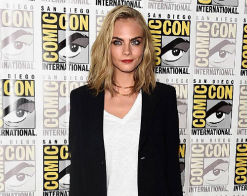 Cara Delevingne 1 Cara Delevingne cambia look per il Comic  Con