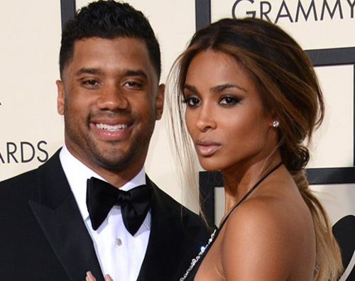 Ciara E Russell WIlson Ciara e Russell Wilson sono marito e moglie