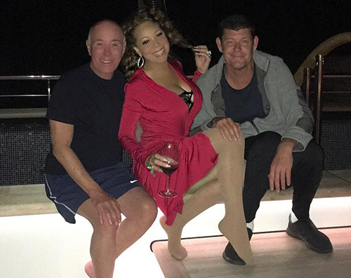 Mariah Carey 3 Mariah Carey è arrivata a Capri