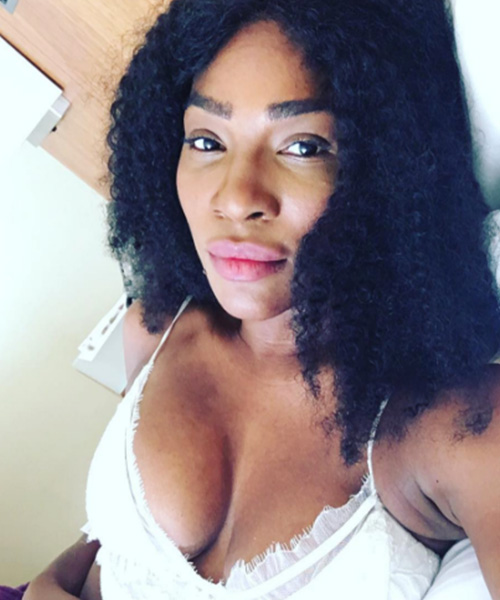 Serena Williams hot Serena Williams in lingerie su Instagram